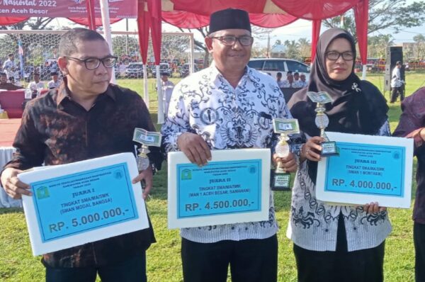 Komite SMAN Modal Bangsa Terpilih sebagai Komite Berprestasi Terbaik oleh MPD Aceh Besar