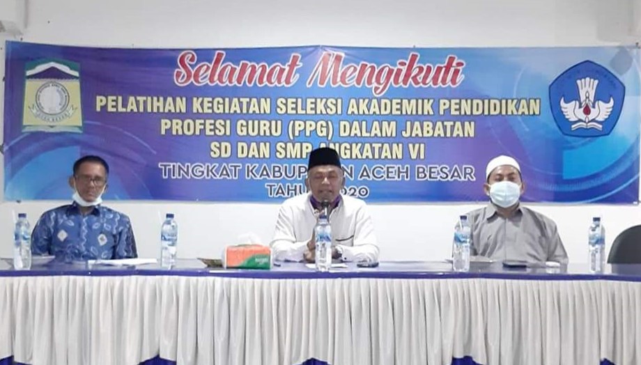 Ketua MPD Aceh Besar Buka Seleksi Akademik PPG Angkatan VI dan VII