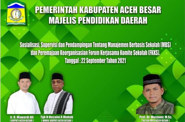 MPD Aceh Besar Adakan Webinar Pendampingan MBS dan Peremajaan FKKS